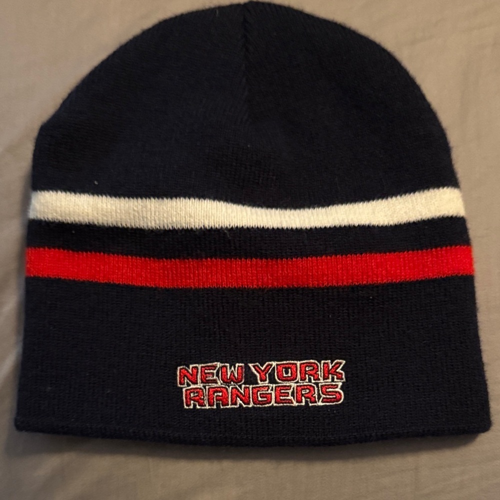 NHL New York Rangers Kids Hat - Navy, Red, White